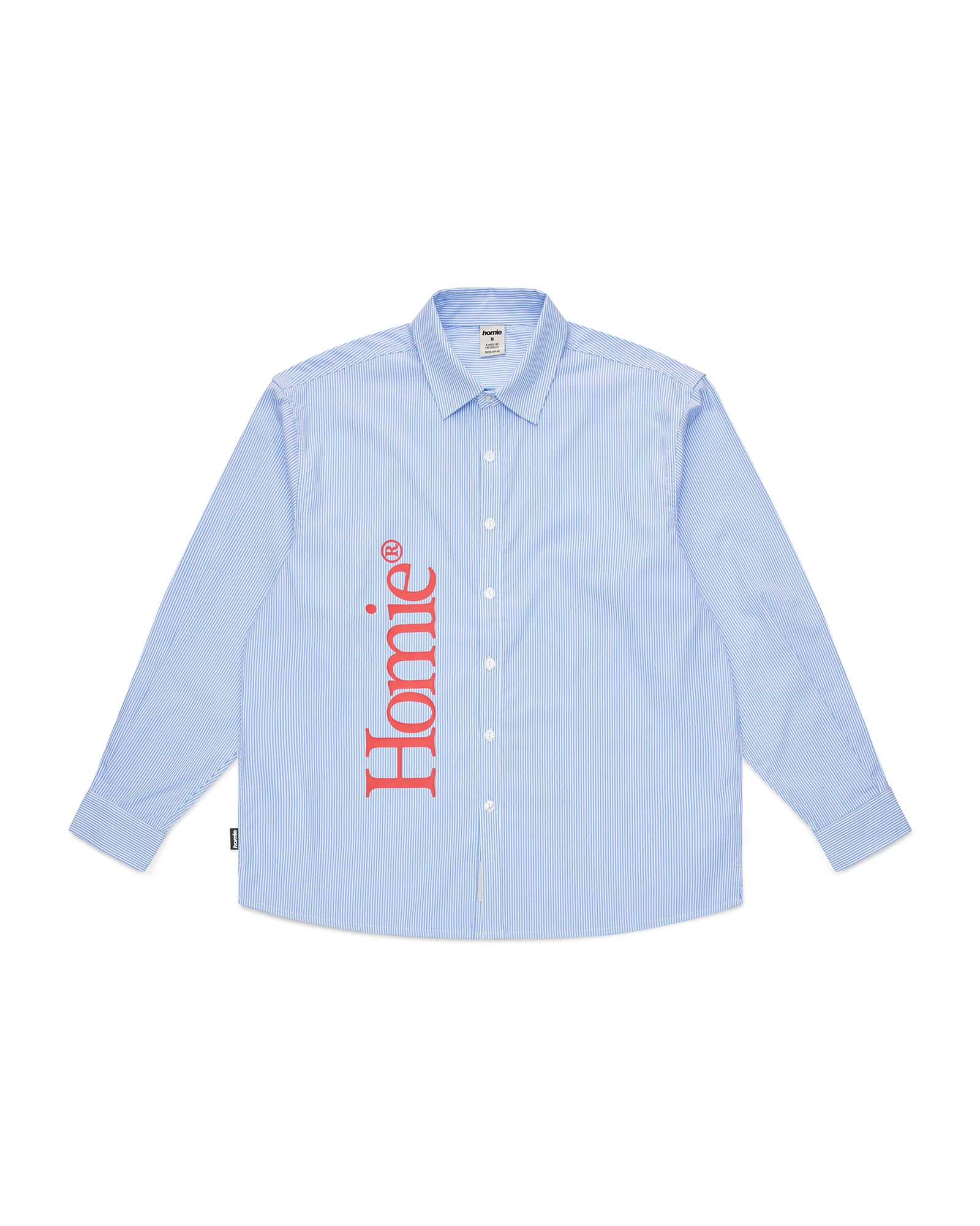Blossom Oxford Shirt - Blue & White Stripe - Image 5