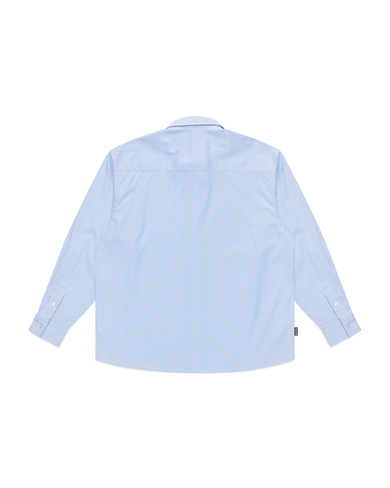 Blossom Oxford Shirt - Blue & White Stripe - Image 7