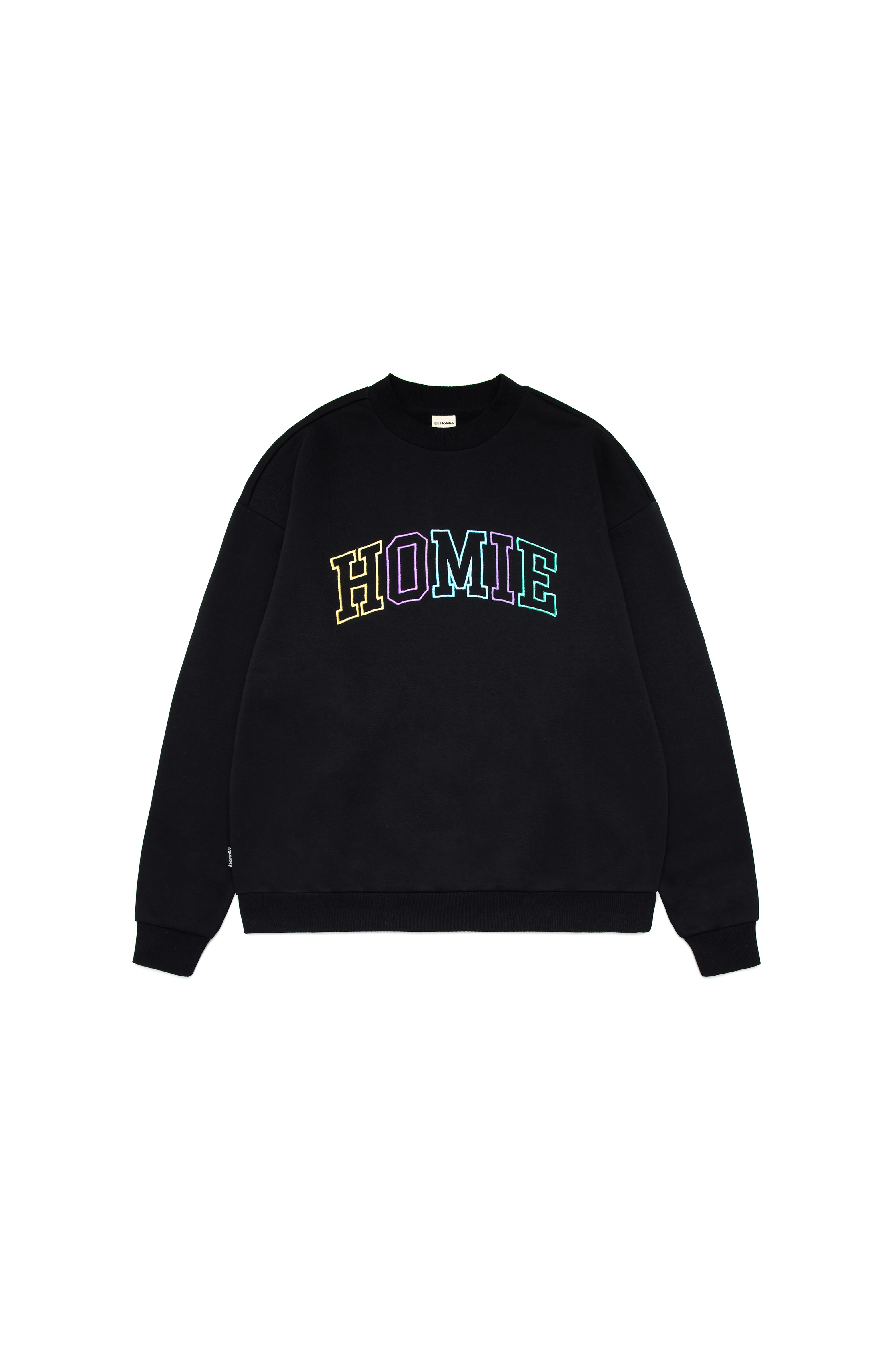 College Crewneck - Black - Image 3