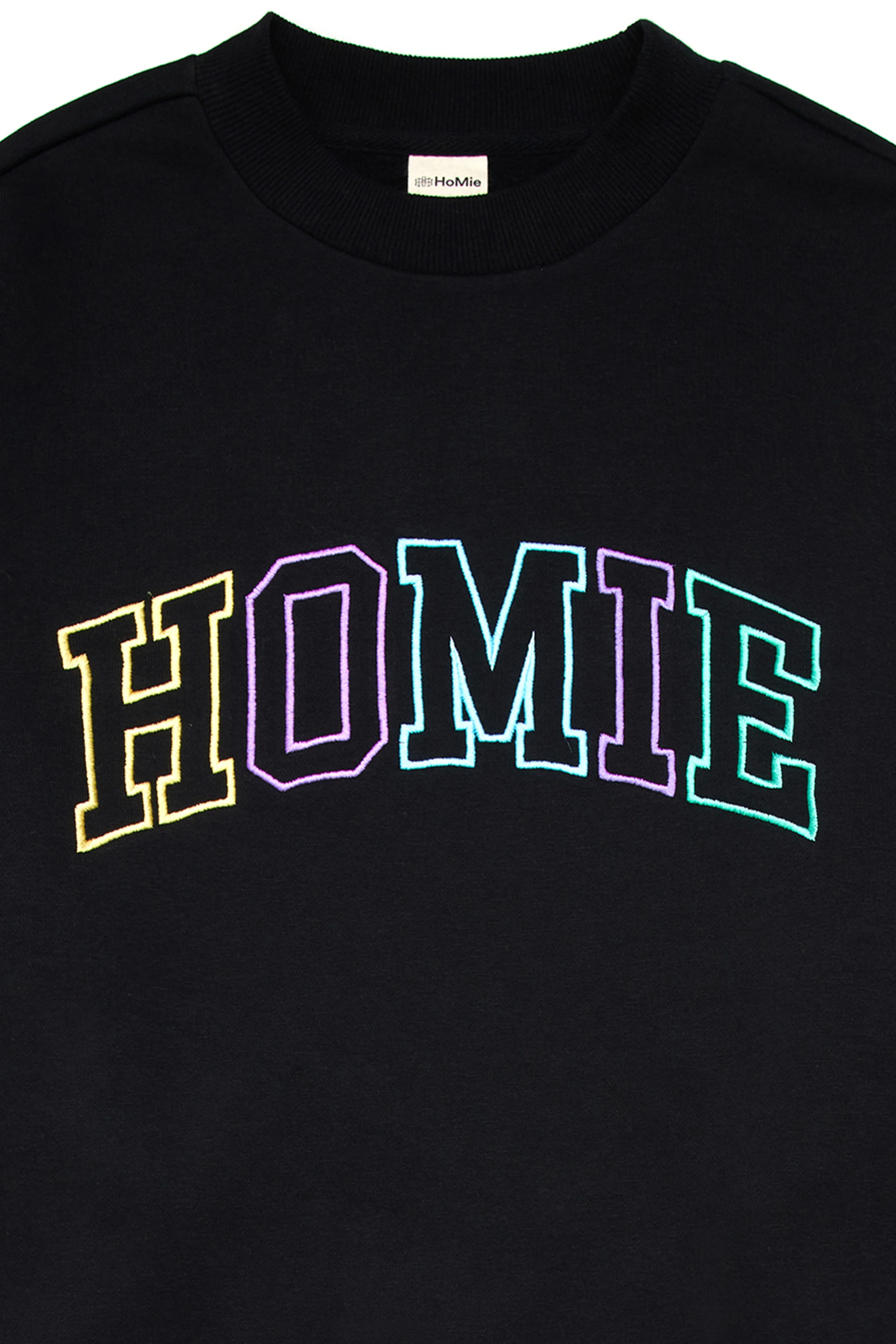College Crewneck - Black - Image 5