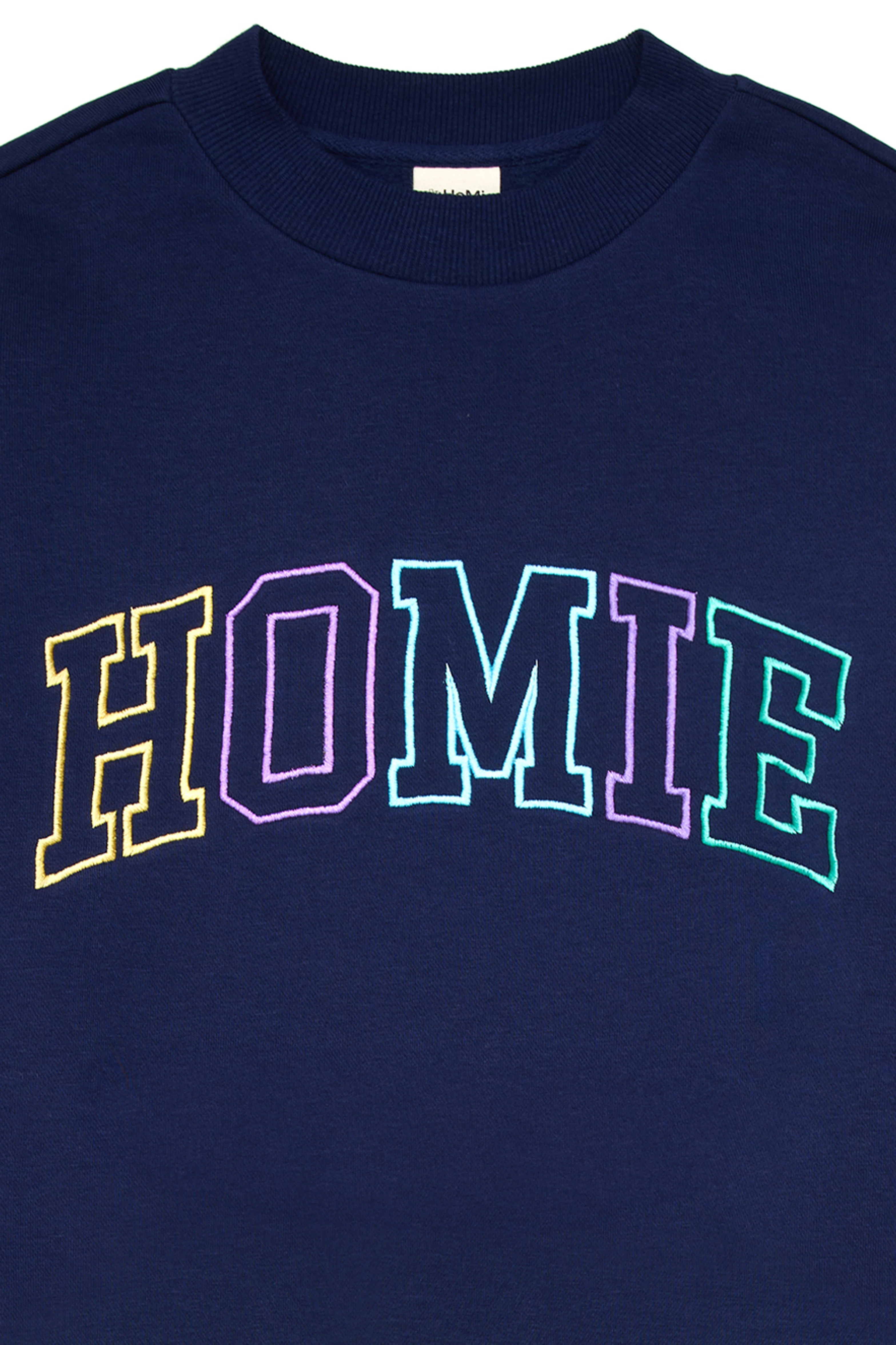 College Crewneck - Navy - Image 6