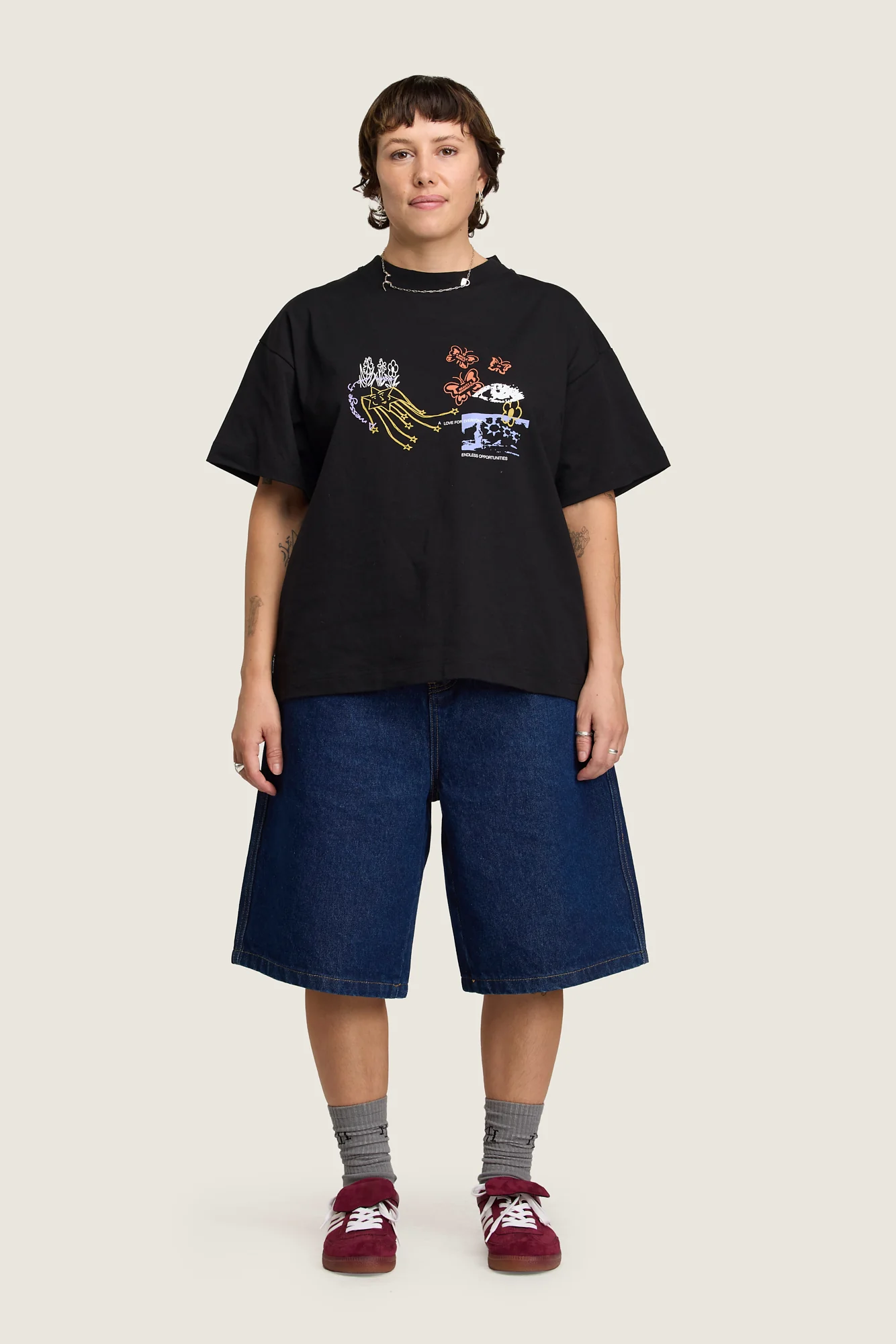 Message Tee - Black - Image 4