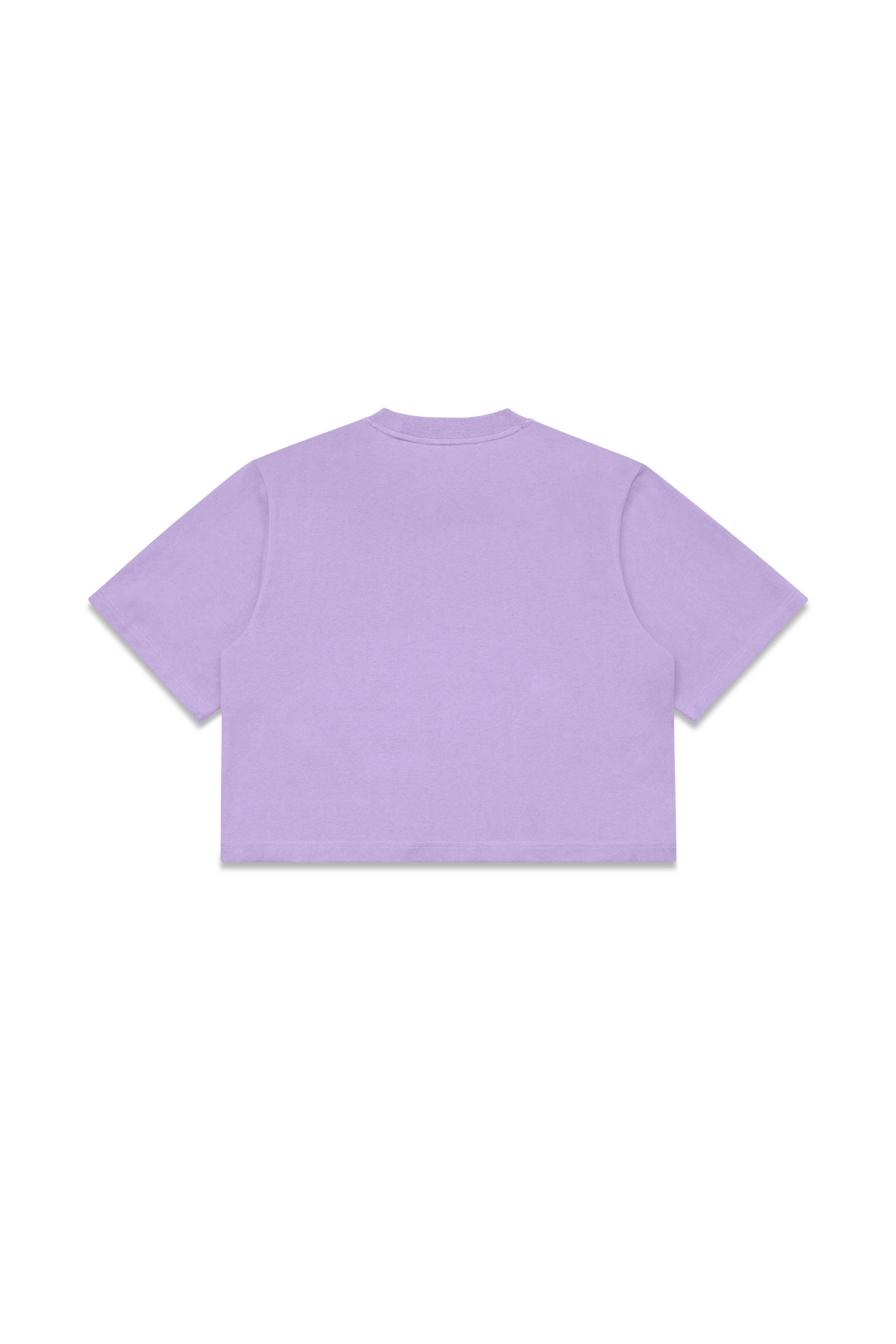 Heavy Weight Cropped Tee - Lilac - Image 5