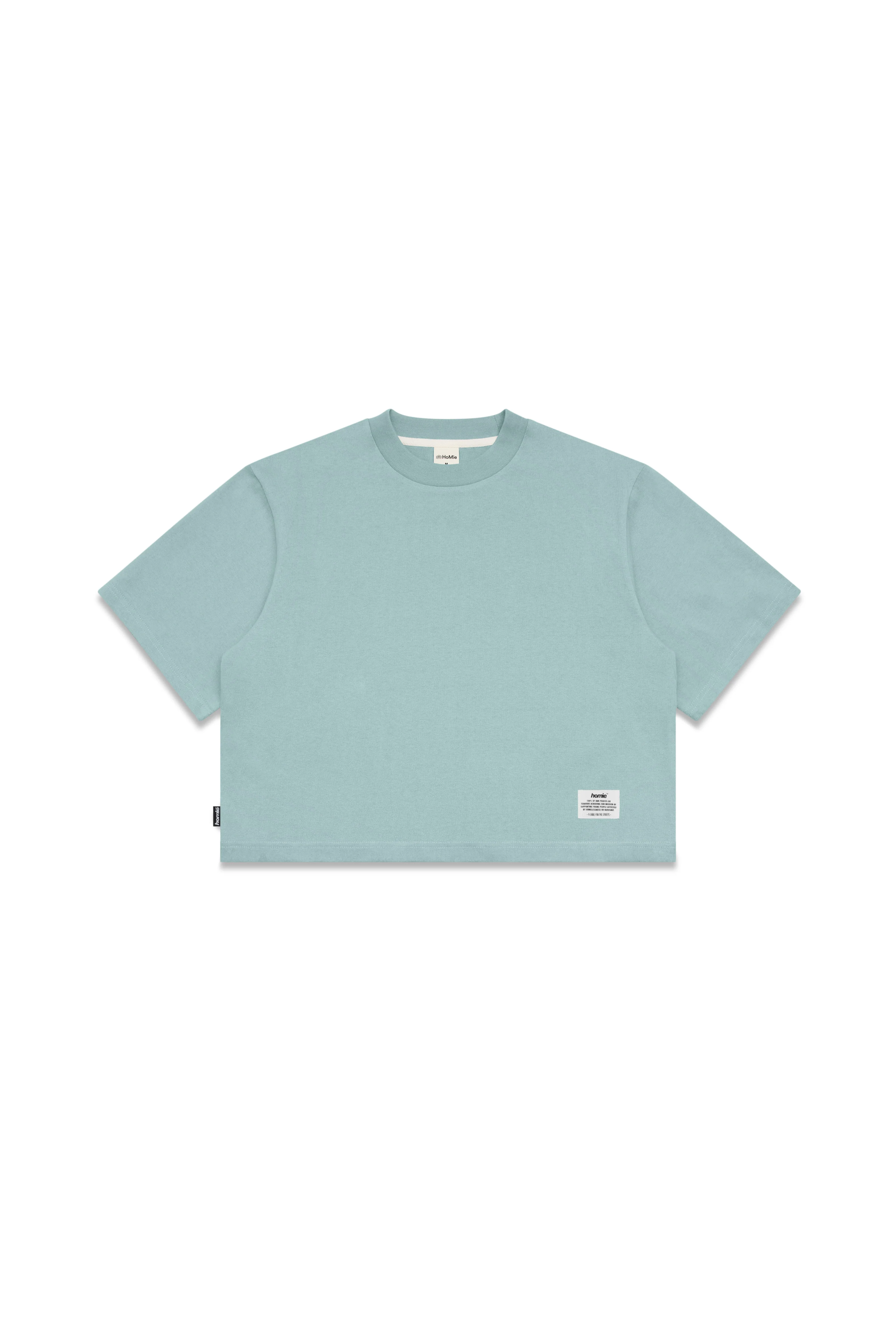 Heavy Weight Cropped Tee - Sage - Image 3