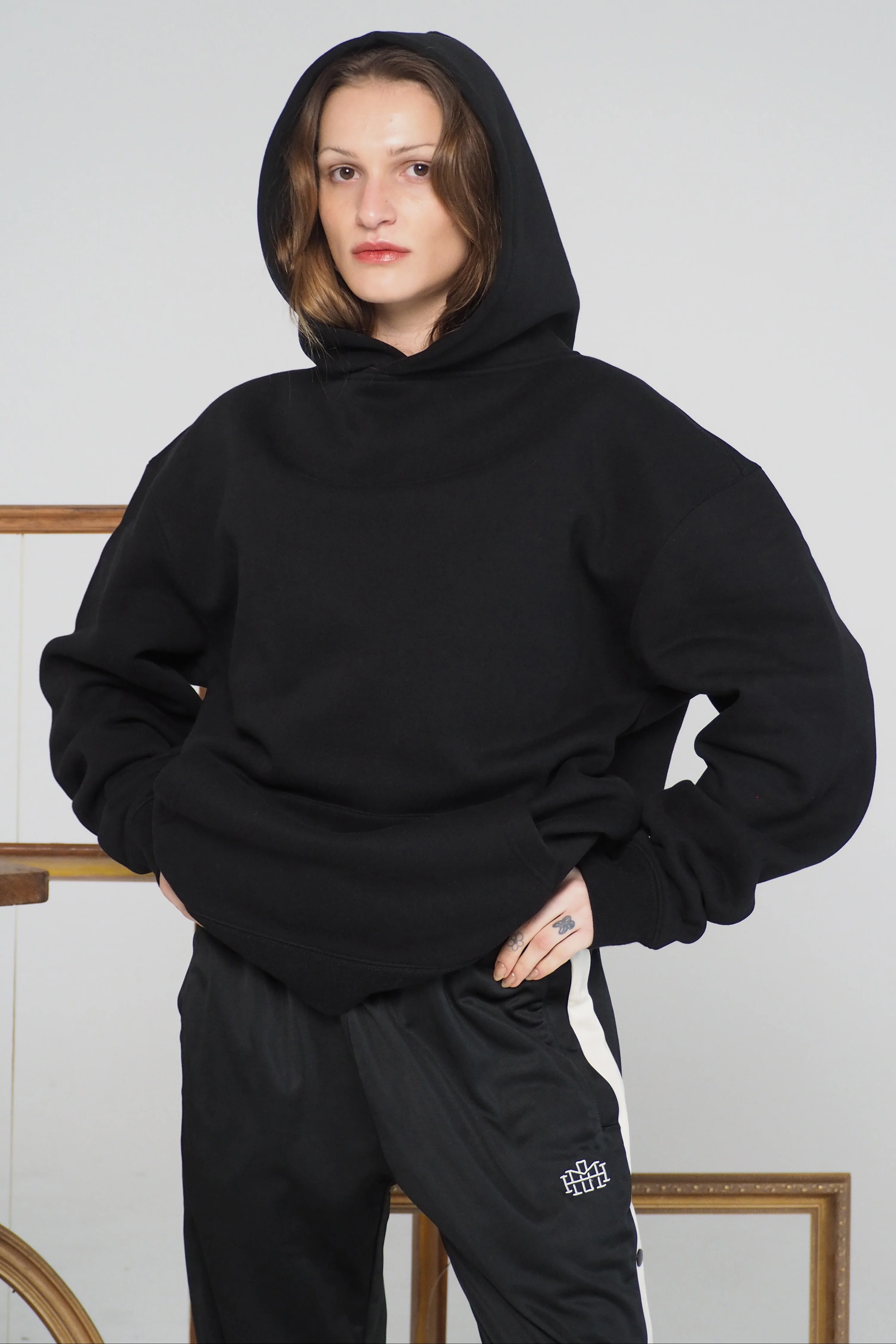 Heavy Weight Hoodie - Black - Image 6