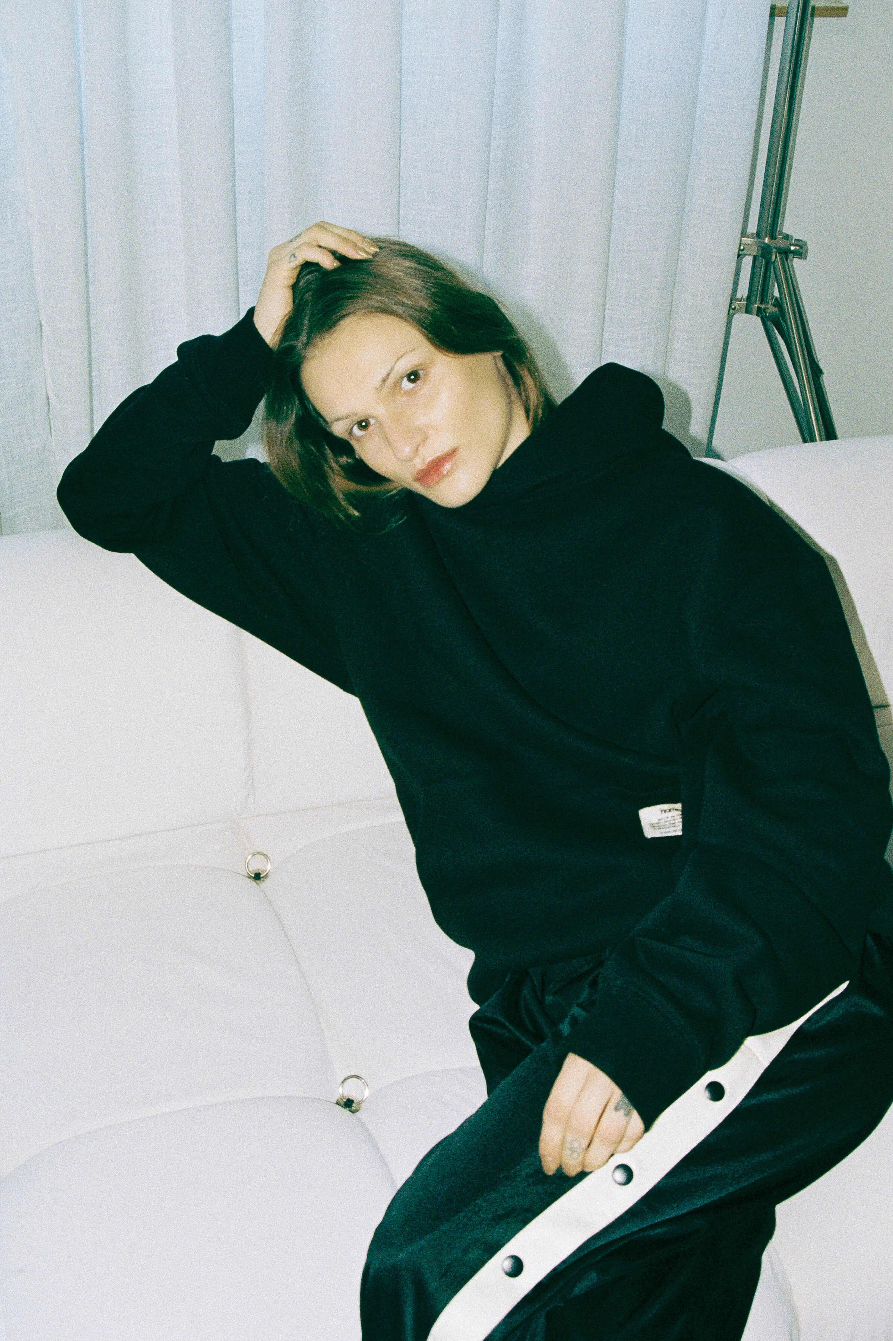 Heavy Weight Hoodie - Black - Image 7