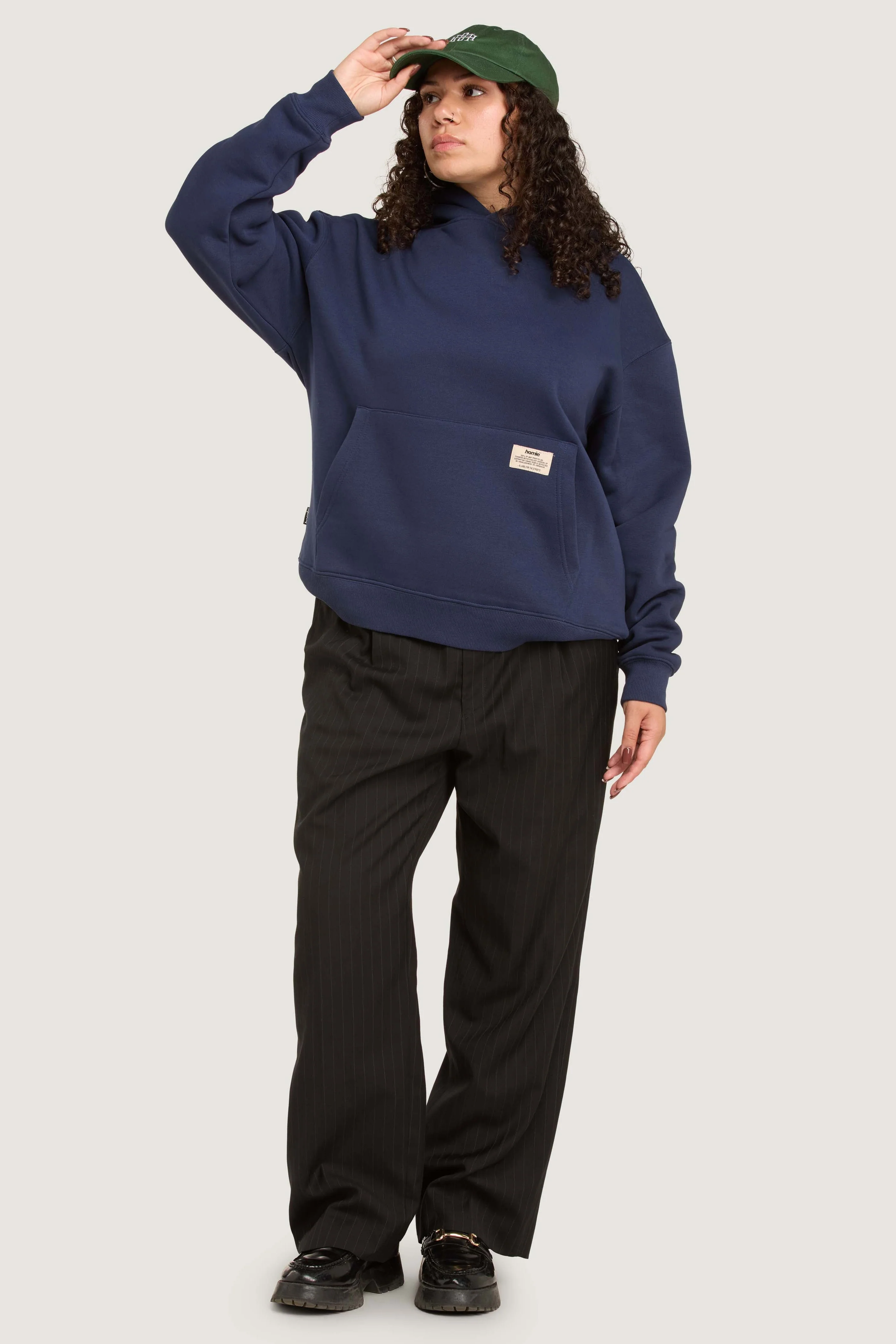 Heavy Weight Hoodie - Navy - Image 6