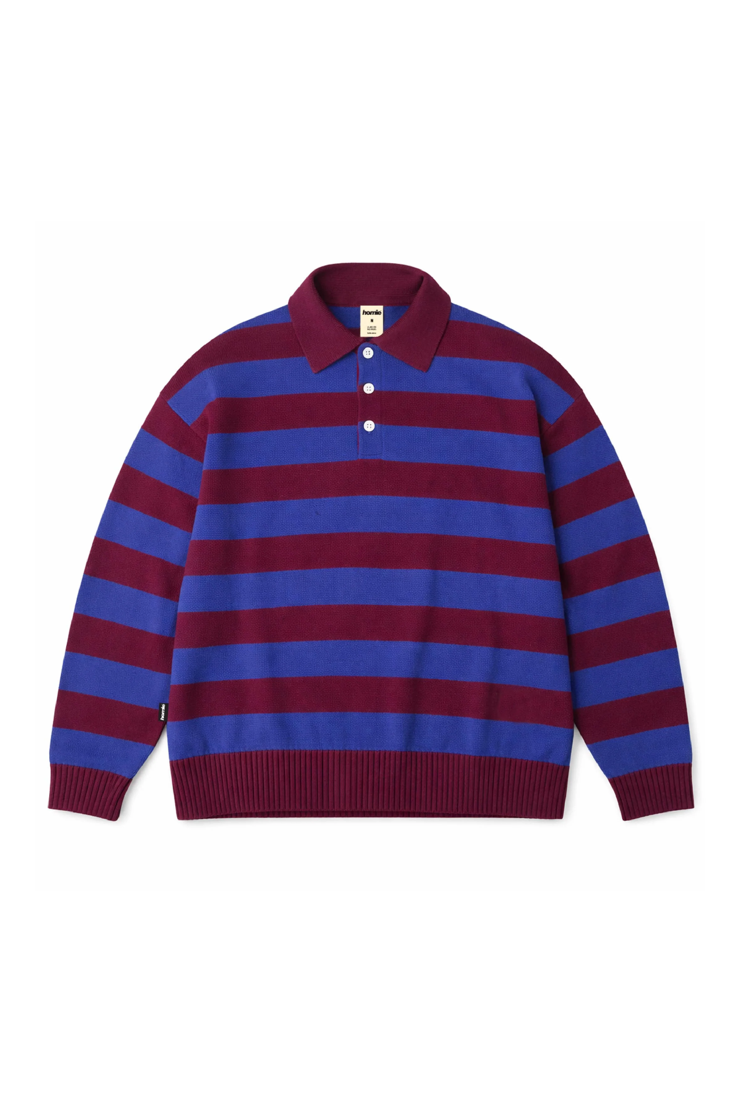 Knitted Rugby - Blue / Maroon - Image 5