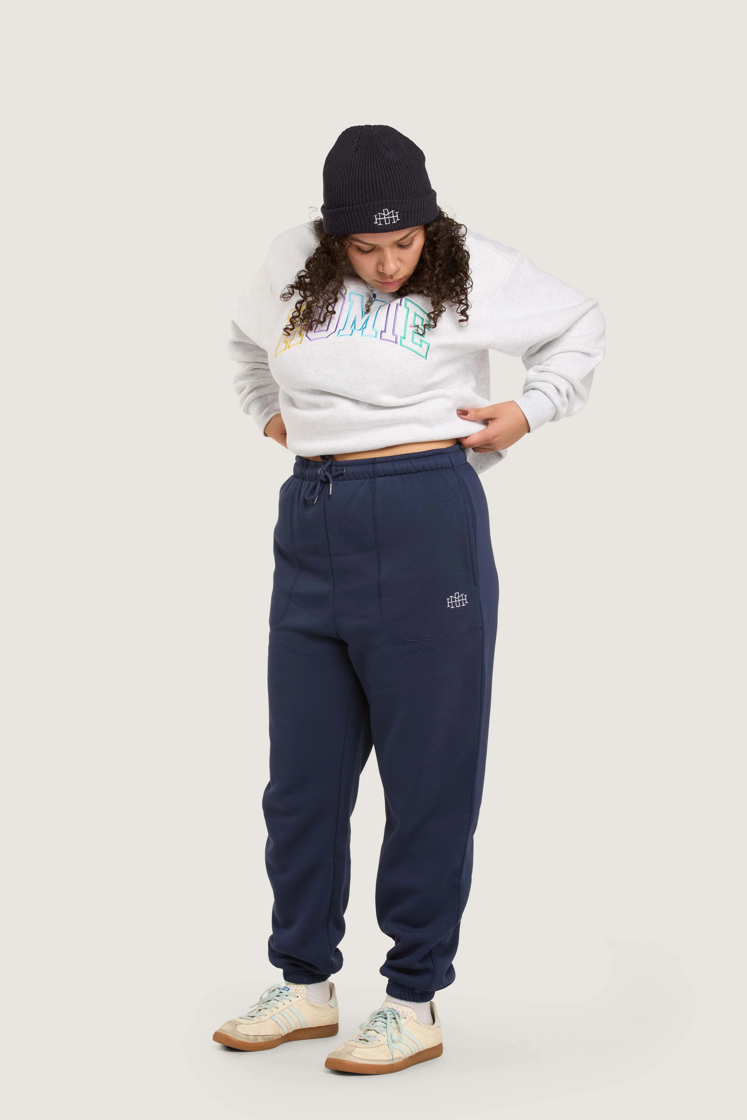 Monogram Trackpants - Navy - Image 3
