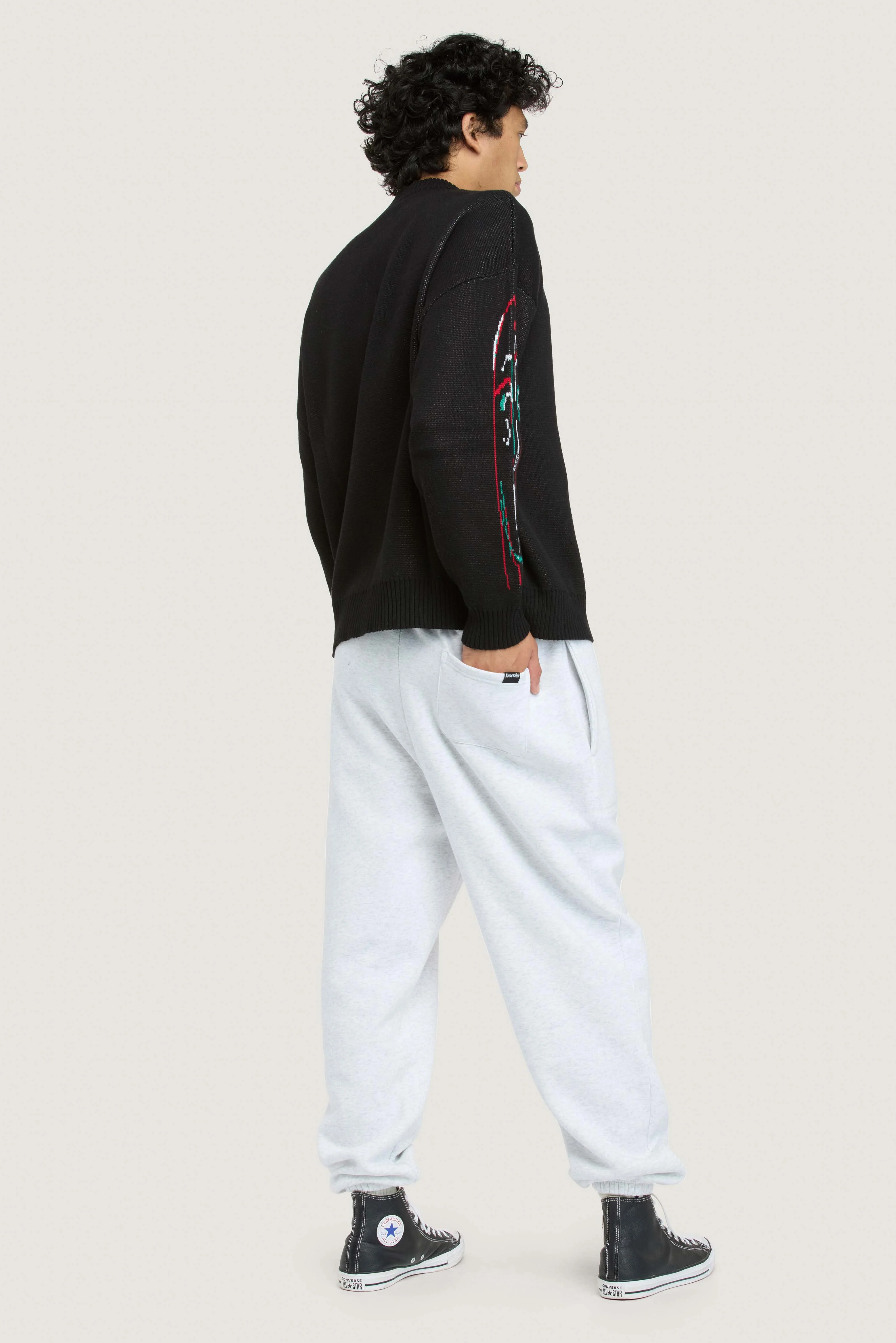 Monogram Trackpants - White Marle - Image 4