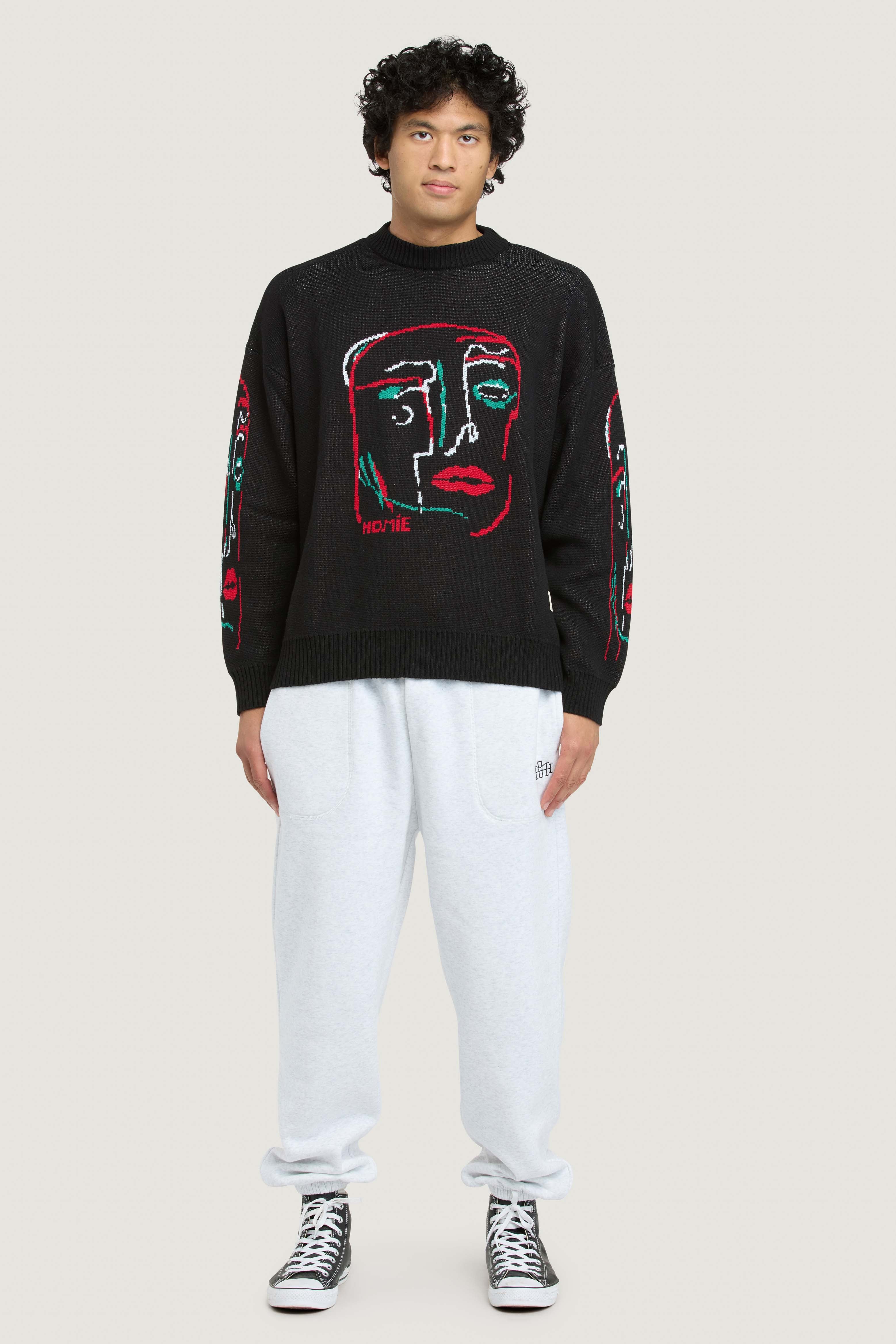 Monogram Trackpants - White Marle - Image 5