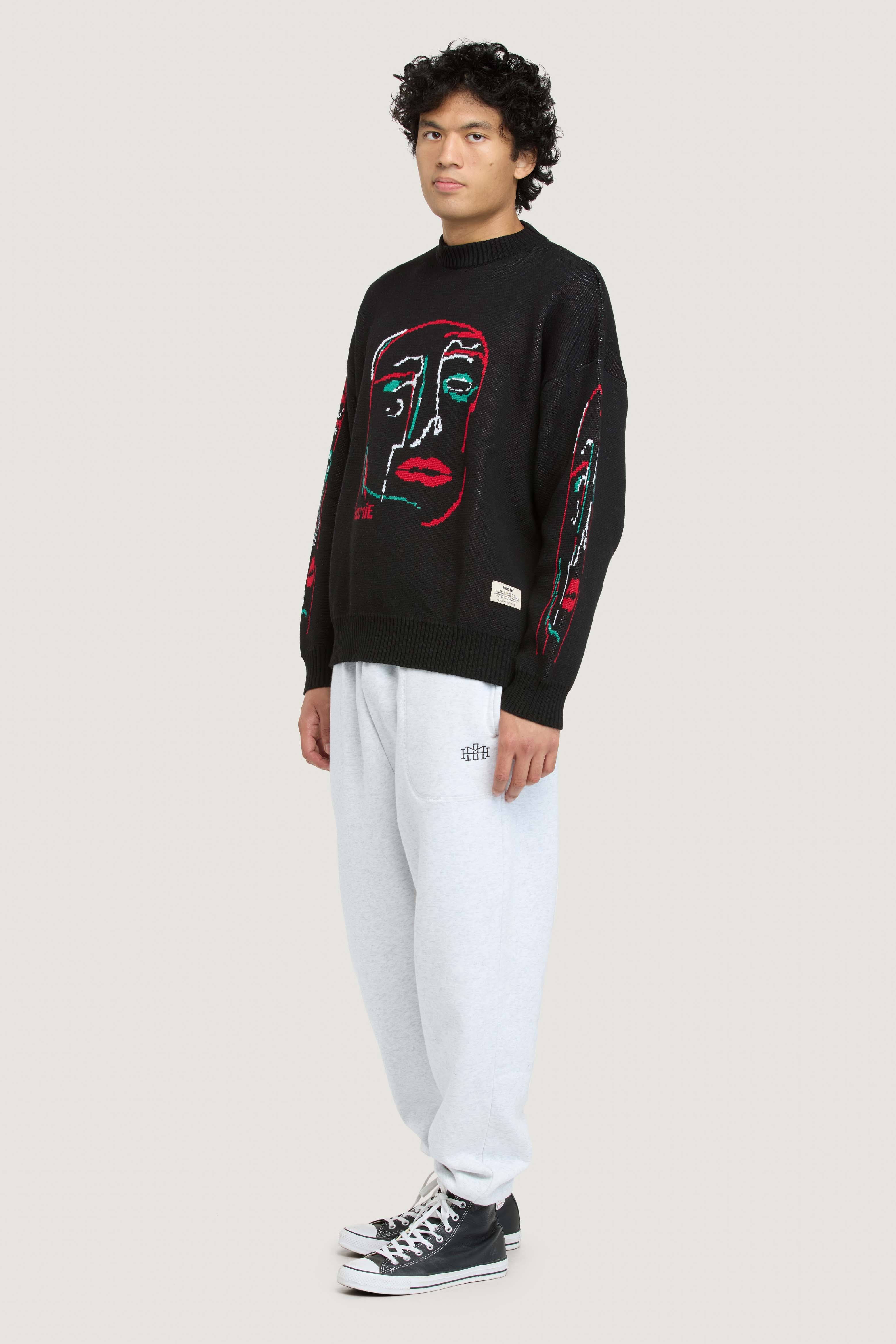 Monogram Trackpants - White Marle - Image 6