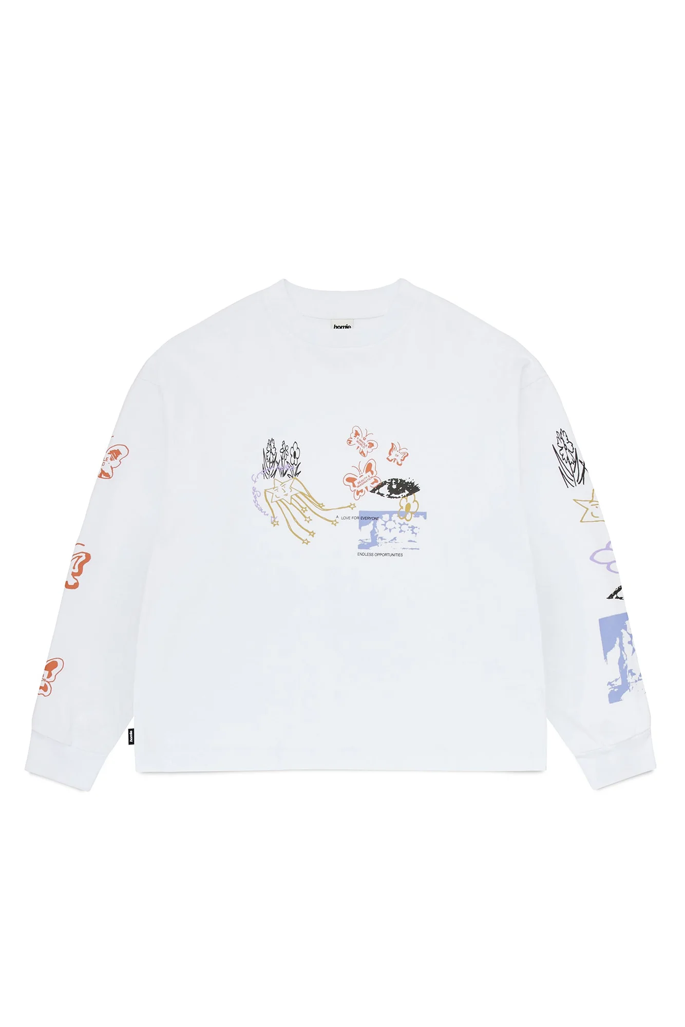 Message LS Tee - White - Image 5