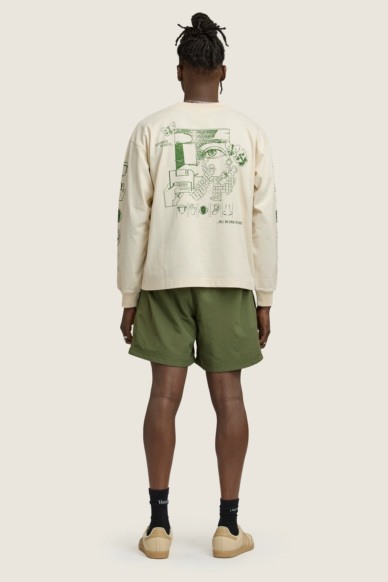 Adventure Shorts - Khaki Green - Image 3