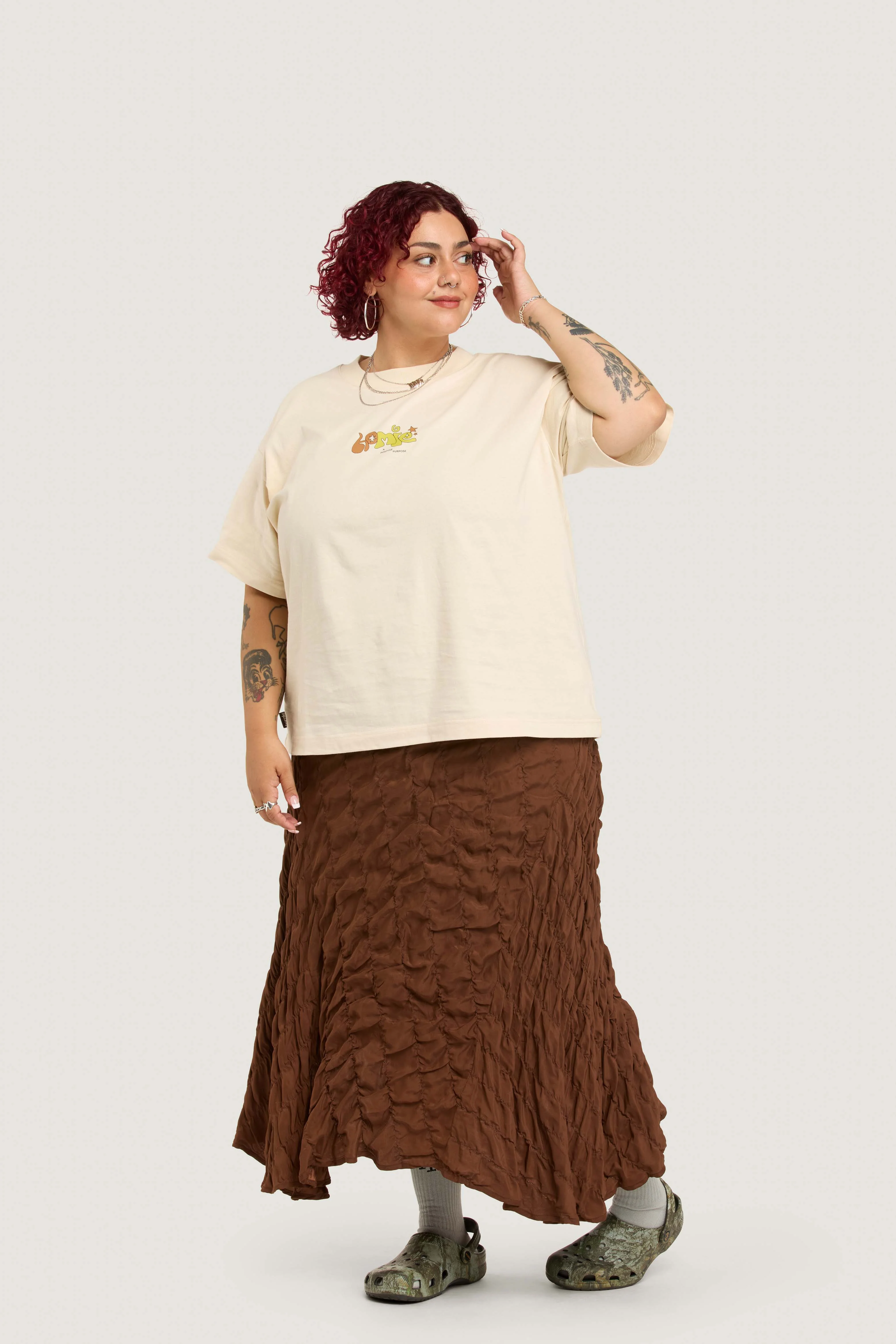 Positive Purpose Tee - Mushroom - Image 6