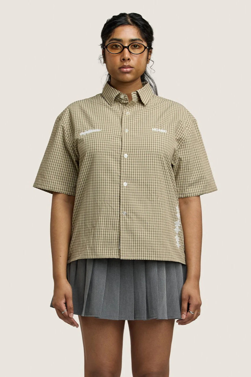 Rhythm Boxy Shirt - Chocolate Check - Image 3