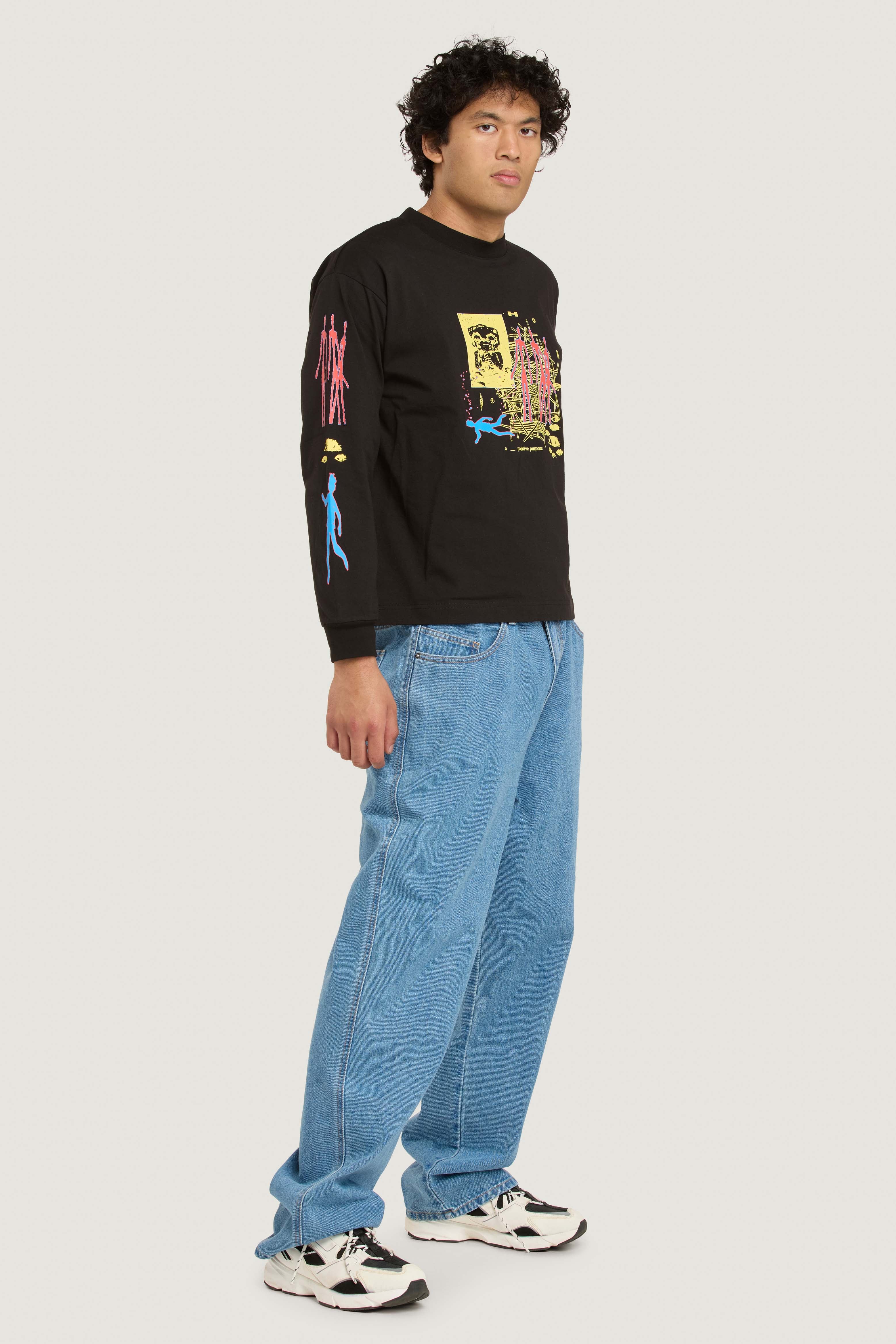 Shared Purpose LS Tee - Black - Image 4