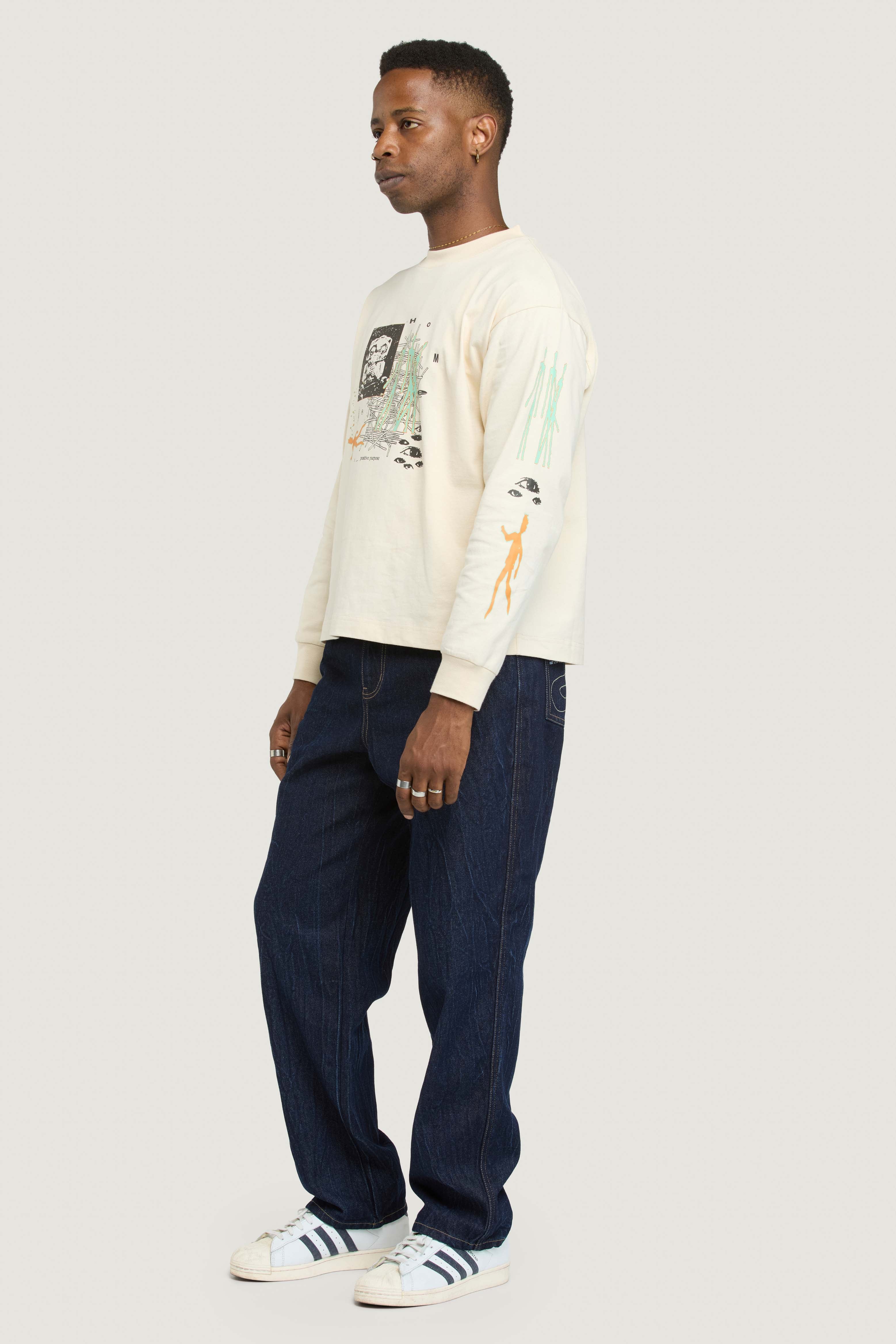 Shared Purpose LS Tee - Mushroom - Image 5