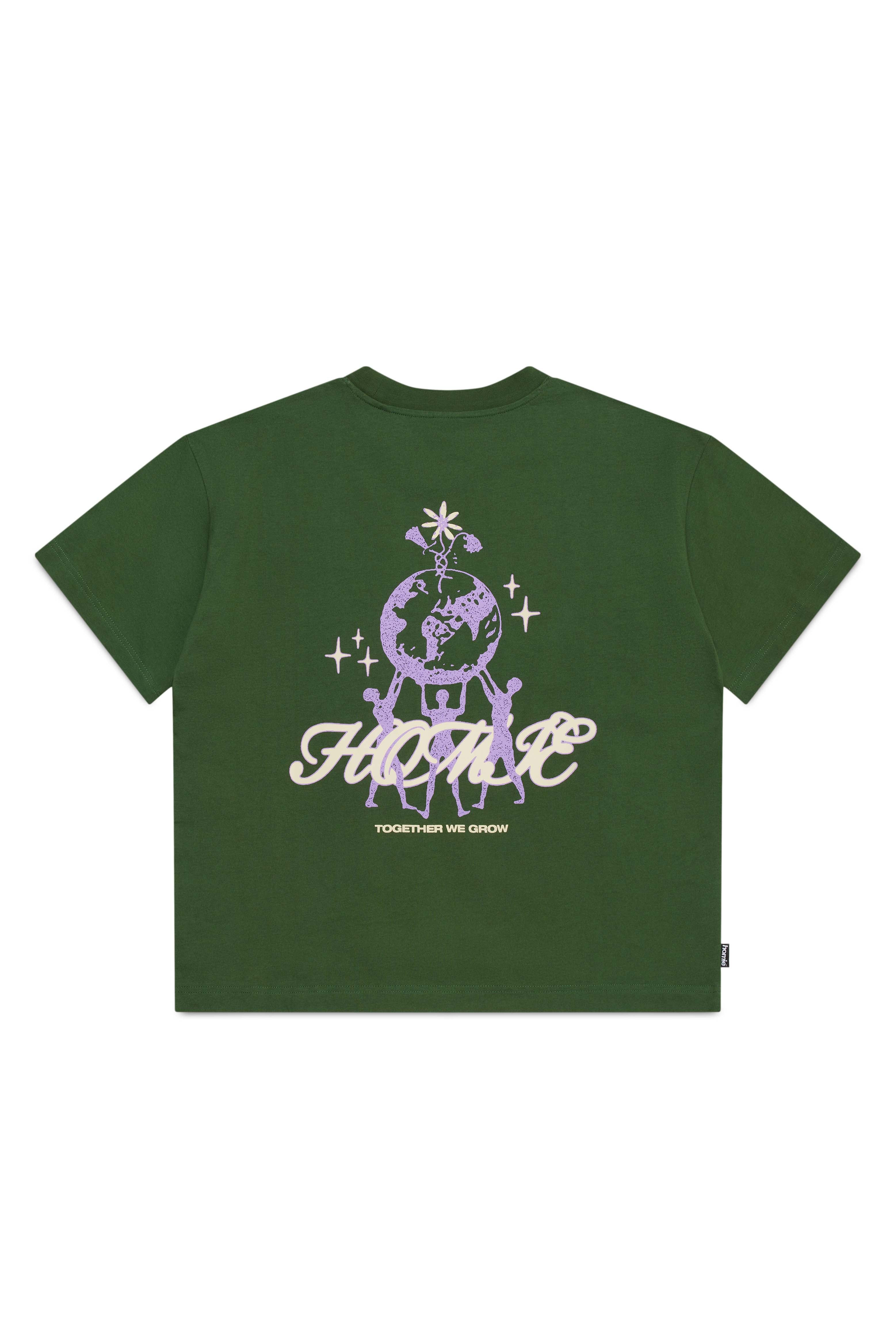We Grow Tee - Forest Green - Image 4